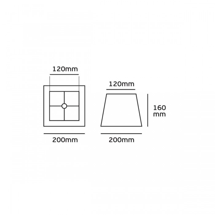 VK/E27/E14/SM20/112  - Υφασμάτινο καπέλο, 120x200x160mm, ροζ, E14/E27, MAX 35/42W