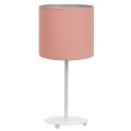 VK/03215/112 - Επιτραπέζιο φωτιστικό μεταλλικό με ροζ καπέλο, Ε27, MAX 42W, 395mm VK/03215/112 - Επιτραπέζιο φωτιστικό μεταλλικό με ροζ καπέλο, Ε27, MAX 42W, 395mm