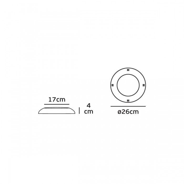 VK/02012/RGB - Φωτιστικό Led πισίνας, 12V, 18W, RGB, 500lm, 120°, IP68, ø26x4cm, λευκό VK/02012/RGB - Φωτιστικό Led πισίνας, 12V, 18W, RGB, 500lm, 120°, IP68, ø26x4cm, λευκό