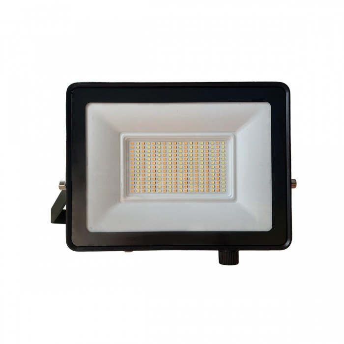 VK/02243/B/CCT - Προβολέας CCT LED, 100-240V, 3000K/9000lm, 4500K/10000lm ή 6500K/9000lm, 100W, 120°, CRI>80, IP65, 25.5x19.5x3.2cm, μαύρος VK/02243/B/CCT - Προβολέας CCT LED, 100-240V, 3000K/9000lm, 4500K/10000lm ή 6500K/9000lm, 100W, 120°, CRI>80, IP65, 25.5x19.5x3.2cm, μαύρος