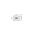 VK/02243/B/CCT - Προβολέας CCT LED, 100-240V, 3000K/9.000lm, 4500K/10.000lm ή 6500K/9.000lm, 100W, 120°, CRI>80, IP65, 25.5x19.5x3.2cm, μαύρος VK/02243/B/CCT - Προβολέας CCT LED, 100-240V, 3000K/9.000lm, 4500K/10.000lm ή 6500K/9.000lm, 100W, 120°, CRI>80, IP65, 25.5x19.5x3.2cm, μαύρος