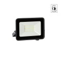 VK/02252/B/D/S - Προβολέας LED με αισθητήρα Μέρας/Νύχτας, 6500K, 30W, 2.700lm, 120°, CRI>80, IP65, 15x11x2.4cm, μαύρος