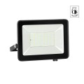 VK/02253/B/D/S - Προβολέας LED με αισθητήρα Μέρας/Νύχτας, 6500K, 50W, 4.500lm, 120°, CRI>80, IP65, 19.5x15x3cm, μαύρος