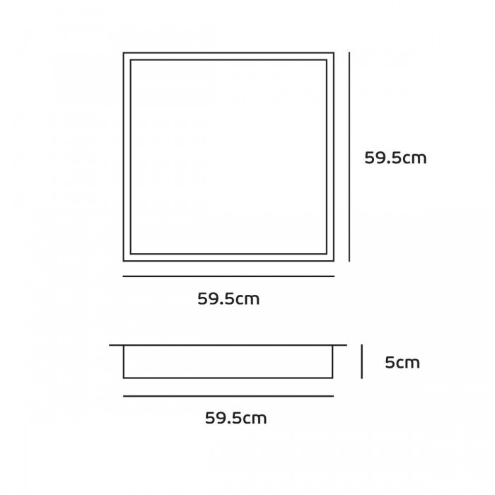 VK/04019/MF - Σετ στερέωσης με πλαίσιο για LED PANEL VK/04019  
