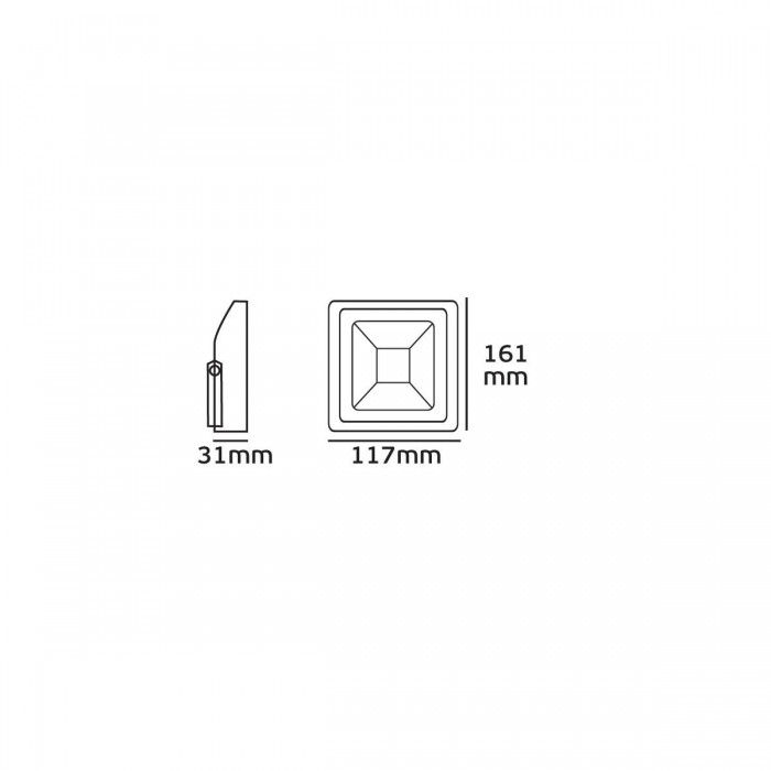 BVP154 LED52 - Προβολέας Led, 50W, 4000K, 5250lm