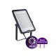 BVP169 ALL-IN LED180 - Προβολέας LED Philips, 3000K, 4000K, 6500K, 150W, 16500lm-18000lm, 110°, ΙΚ08, CRI>80, IP65, 40.1x28.2x3.7cm, 32x24.2cm (γυαλί),  γκρι