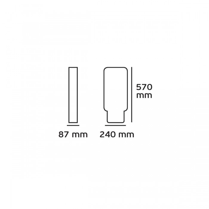 VK/02037/C - Φωτιστικό δρόμου Led, 100W, 4000K, 10000lm