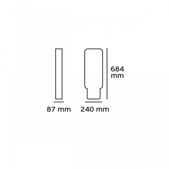 VK/02038/C - Φωτιστικό δρόμου Led, 150w, 4000K, 15000lm