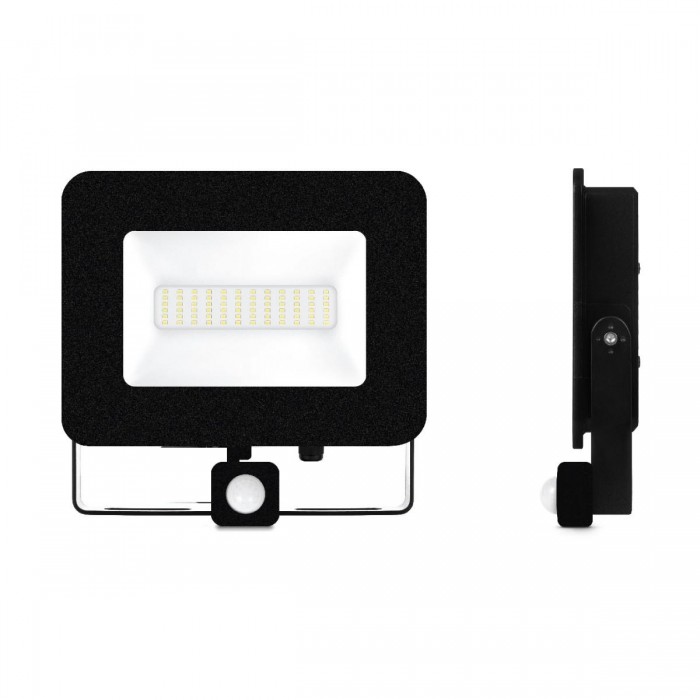 VK/02121/B/D/S - Προβολέας Led εξωτερικού χώρου, 50W, 6000K, 4500lm, με φωτοκύτταρο 