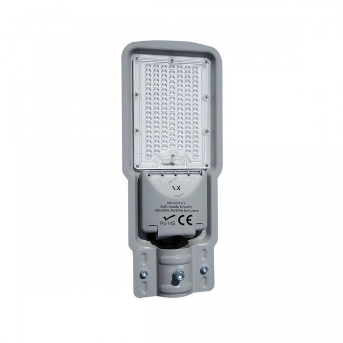 VK/02257/C -<p>Φωτιστικό δρόμου Led, AC180-250V, 60W, 4000K, 8.400lm, 70°-140°, CRI>80, IP65, γκρι</p> VK/02257/C -<p>Φωτιστικό δρόμου Led, AC180-250V, 60W, 4000K, 8.400lm, 70°-140°, CRI>80, IP65, γκρι</p>