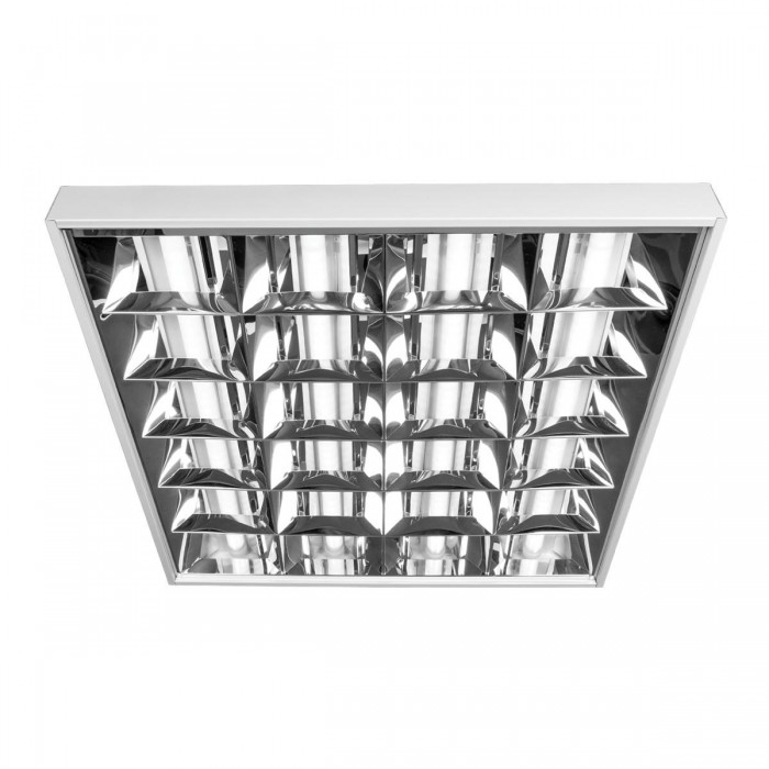 VK/04286/900/3/W/W - Φωτιστικό led panel με 3 διπλούς καθρέπτες, UGR<19, 44W, 3000K, 4.000lm (αρχικά 6.750lm), 900mA, 130°, IP20, 60x60x6cm, ασημί με λευκό πλαίσιο VK/04286/900/3/W/W - Φωτιστικό led panel με 3 διπλούς καθρέπτες, UGR<19, 44W, 3000K, 4.000lm (αρχικά 6.750lm), 900mA, 130°, IP20, 60x60x6cm, ασημί με λευκό πλαίσιο