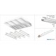 VK/04286/900/3/W/C - Φωτιστικό led panel με 3 διπλούς καθρέπτες, UGR<19, 44W, 4000K, 4.000lm (αρχικά 6.900lm), 900mA, 130°, IP20, 60x60x6cm, ασημί με λευκό πλαίσιο VK/04286/900/3/W/C - Φωτιστικό led panel με 3 διπλούς καθρέπτες, UGR<19, 44W, 4000K, 4.000lm (αρχικά 6.900lm), 900mA, 130°, IP20, 60x60x6cm, ασημί με λευκό πλαίσιο