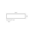 VK/04426/MF - Βάση οροφής για LED PANEL VK/04426 120x30cm, λευκό