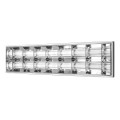  VK/04288/900/2/W/C - Φωτιστικό led panel με διπλούς καθρέπτες, UGR<19, 44W, 4000K, 4.000lm (αρχικά 6.750lm), 900mA, 130°, IP20, 116x29.5x5.5cm, ασημί με λευκό πλαίσιο