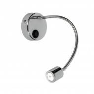 VK/04023/C - Απλίκα τοίχου σπιράλ led, 240V, 1W, 50lm, 25°, CRI>80, IP20, με διακόπτη, χρώμιο VK/04023/C - Απλίκα τοίχου σπιράλ led, 240V, 1W, 50lm, 25°, CRI>80, IP20, με διακόπτη, χρώμιο
