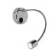 VK/04023/C - Απλίκα τοίχου σπιράλ led, 240V, 1W, 50lm, 25°, CRI>80, IP20, με διακόπτη, χρώμιο VK/04023/C - Απλίκα τοίχου σπιράλ led, 240V, 1W, 50lm, 25°, CRI>80, IP20, με διακόπτη, χρώμιο