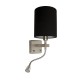 VK/04033/MC/B -<p>Απλίκα τοίχου, E14 + led 1W, 240V, κυλινδρική ø15x18cm, νίκελ ματ/μαύρη</p> VK/04033/MC/B -<p>Απλίκα τοίχου, E14 + led 1W, 240V, κυλινδρική ø15x18cm, νίκελ ματ/μαύρη</p>