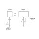VK/04034/MC/B -<p>Απλίκα τοίχου, E27 + led 1W, 240V, παραλληλόγραμμη 30x15x17cm, νίκελ ματ/μαύρη</p> VK/04034/MC/B -<p>Απλίκα τοίχου, E27 + led 1W, 240V, παραλληλόγραμμη 30x15x17cm, νίκελ ματ/μαύρη</p>