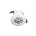 VK/04097/W/W - Χωνευτό σποτ μίνι led, 1W, 3000K, με driver 350mA, 120°, CRI>80, IP20, ø3.3x2cm, λευκό VK/04097/W/W - Χωνευτό σποτ μίνι led, 1W, 3000K, με driver 350mA, 120°, CRI>80, IP20, ø3.3x2cm, λευκό