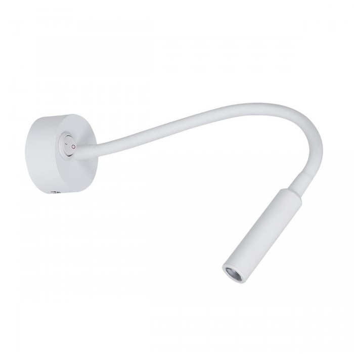 VK/04110/W/W - Απλίκα τοίχου σπιράλ led, 100-240V, 3W, 3000K, 100lm, 25°, CRI>80, IP20, με διακόπτη, λευκή VK/04110/W/W - Απλίκα τοίχου σπιράλ led, 100-240V, 3W, 3000K, 100lm, 25°, CRI>80, IP20, με διακόπτη, λευκή