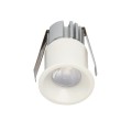 VK/04146/W/W -<p>Χωνευτό σταθερό σποτ led, 3W, 3000K, 160lm, 15°, dimmable, CRI>80, IP20, λευκό </p>