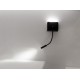 VK/04229/B/W - Φωτιστικό τοίχου led, 220-240V, 3W & 6W, 3200K, 480lm, 25°, CRI>70, IP20, μαύρο VK/04229/B/W - Φωτιστικό τοίχου led, 220-240V, 3W & 6W, 3200K, 480lm, 25°, CRI>70, IP20, μαύρο