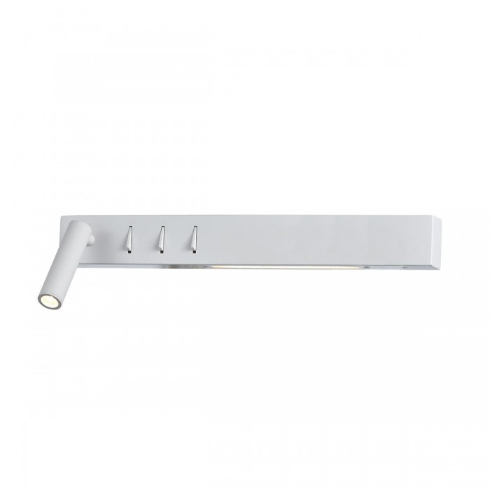 VK/04231/W/W/40/L - Φωτιστικό τοίχου led, 220-240V, 3W & 2x6W, 3200K, 690lm, 25°, CRI>70, IP20, 40cm, λευκό αριστερό VK/04231/W/W/40/L - Φωτιστικό τοίχου led, 220-240V, 3W & 2x6W, 3200K, 690lm, 25°, CRI>70, IP20, 40cm, λευκό αριστερό