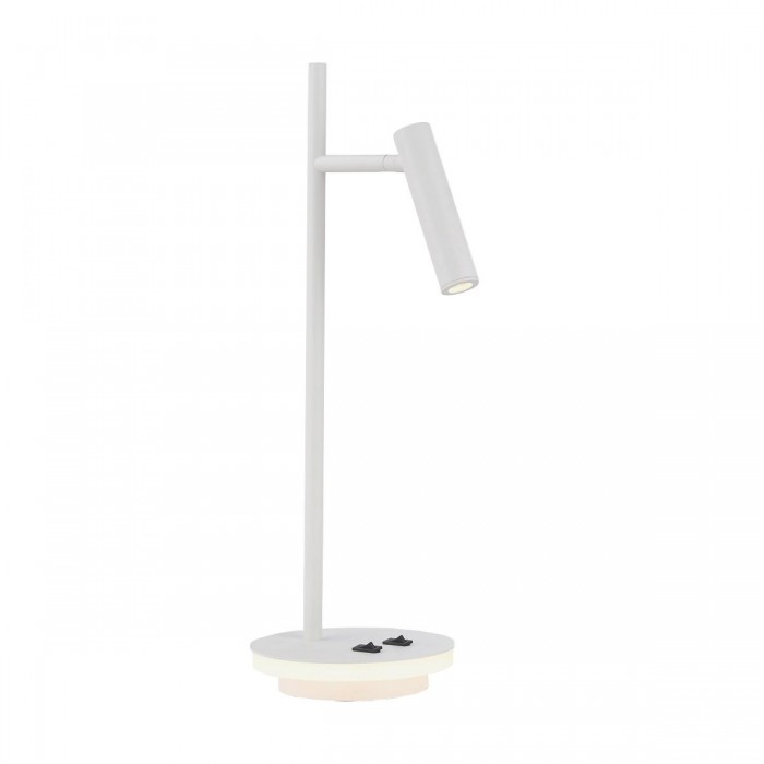 VK/04234/W/W -<p>Φωτιστικό γραφείου LED, 220-240V, 3W & 6W, 3000K, 621lm, CRI>80, IP20, ø18.5x45.5cm, λευκό</p>