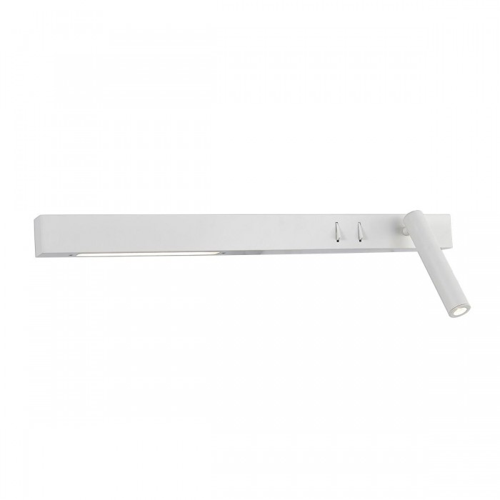 VK/04230/W/W/60/R - Φωτιστικό τοίχου led, 220-240V, 3W & 12W, 3200K, 690lm, 25°, CRI>70, IP20, 60cm, λευκό δεξί VK/04230/W/W/60/R - Φωτιστικό τοίχου led, 220-240V, 3W & 12W, 3200K, 690lm, 25°, CRI>70, IP20, 60cm, λευκό δεξί