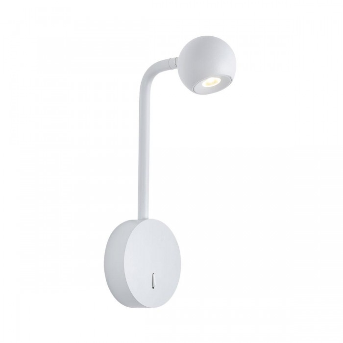 VK/04574/WA/W/W - Απλίκα τοίχου led, λευκή. 3000K. 6W. 545lm. CRI>80. IP20.