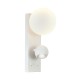 VK/04576/WA/W/W - Απλίκα τοίχου led, λευκή. 3000K. 6W+6W. 767lm. CRI>80. IP20.