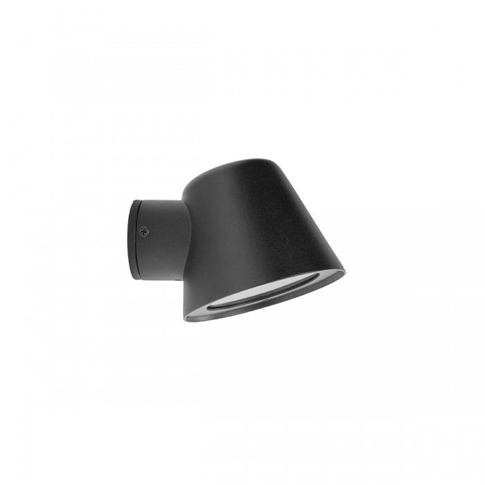 VK/01121/WA/B - Φωτιστικό τοίχου, 220-240V, GU10/PAR16, Max. 12W (LED), IP44, ø11.5x9x14.6cm, μαύρο VK/01121/WA/B - Φωτιστικό τοίχου, 220-240V, GU10/PAR16, Max. 12W (LED), IP44, ø11.5x9x14.6cm, μαύρο