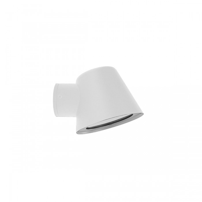 VK/01121/WA/W - Φωτιστικό τοίχου, 220-240V, GU10/PAR16, Max. 12W (LED), IP44, ø11.5x9x14.6cm, λευκό VK/01121/WA/W - Φωτιστικό τοίχου, 220-240V, GU10/PAR16, Max. 12W (LED), IP44, ø11.5x9x14.6cm, λευκό