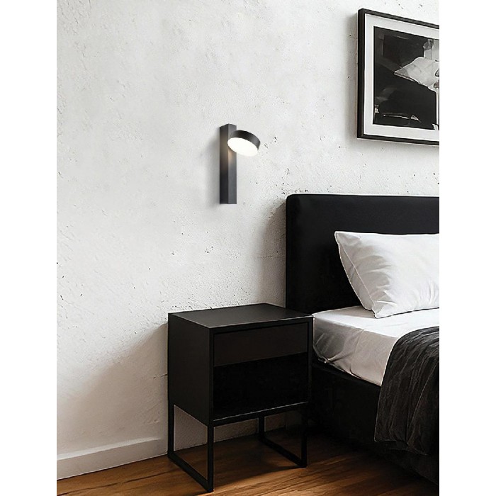 VK/04703/B/W - Μαύρο. 3000K. 8W. 560lm. AC220-240V. 100°. LED SANAN. Τροφοδοτικό Eaglerise. Φωτιστικό τοίχου/διαβάσματος. ≤35°C. Χρόνος ζωής 3 έτη. Dim No. Με διακόπτn on/off. CRI>80. Αλουμίνιο + PMMA. IP20 VK/04703/B/W - Μαύρο. 3000K. 8W. 560lm. AC220-240V. 100°. LED SANAN. Τροφοδοτικό Eaglerise. Φωτιστικό τοίχου/διαβάσματος. ≤35°C. Χρόνος ζωής 3 έτη. Dim No. Με διακόπτn on/off. CRI>80. Αλουμίνιο + PMMA. IP20