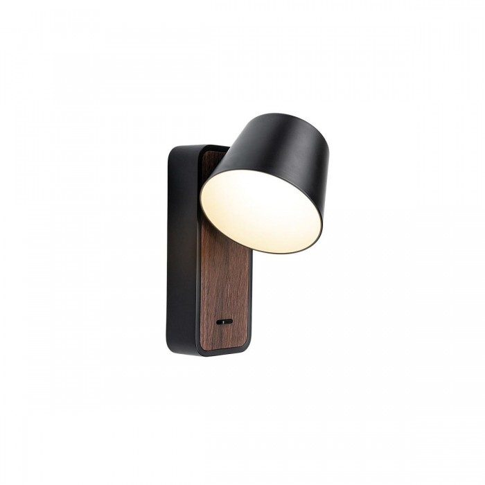 VK/04704/DW-B/W - Μαύρο + ξύλο. 3000K. 6W. 228lm. AC220-240V. 87°. LED OSRAM. Τροφοδοτικό Eaglerise. Φωτιστικό τοίχου/διαβάσματος. ≤35°C. Χρόνος ζωής 3 έτη. Dim No. Με διακόπτn on/off. CRI>80. Αλουμίνιο. IP20 VK/04704/DW-B/W - Μαύρο + ξύλο. 3000K. 6W. 228lm. AC220-240V. 87°. LED OSRAM. Τροφοδοτικό Eaglerise. Φωτιστικό τοίχου/διαβάσματος. ≤35°C. Χρόνος ζωής 3 έτη. Dim No. Με διακόπτn on/off. CRI>80. Αλουμίνιο. IP20