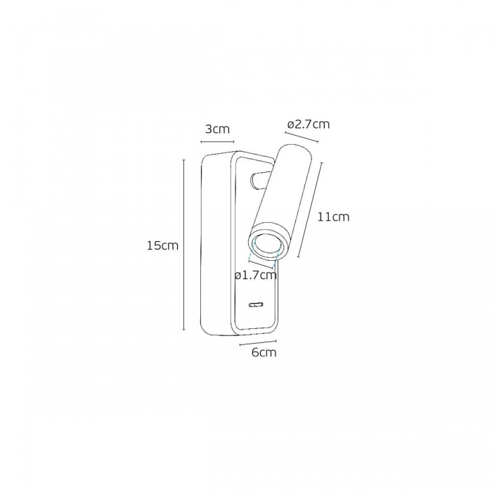 VK/04705/LW-W/W - Λευκό + ξύλο. 3000K. 3W. 230lm. AC220-240V. 30°. LED CREE. Τροφοδοτικό Eaglerise. Φωτιστικό τοίχου/διαβάσματος. ≤35°C. Χρόνος ζωής 3 έτη. Dim No. Με διακόπτn on/off. CRI>80. Αλουμίνιο. IP20 VK/04705/LW-W/W - Λευκό + ξύλο. 3000K. 3W. 230lm. AC220-240V. 30°. LED CREE. Τροφοδοτικό Eaglerise. Φωτιστικό τοίχου/διαβάσματος. ≤35°C. Χρόνος ζωής 3 έτη. Dim No. Με διακόπτn on/off. CRI>80. Αλουμίνιο. IP20