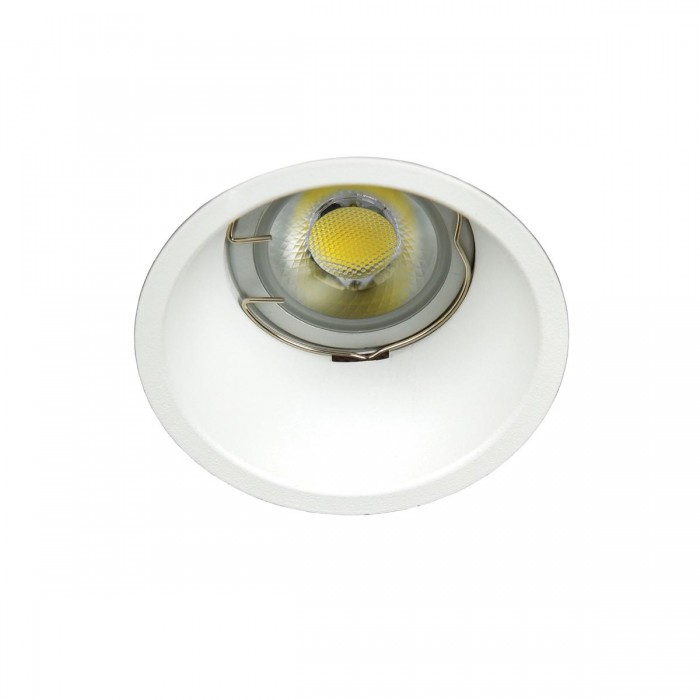VK/03012G/W - Σποτ στρογγυλό, σταθερό, GU10/PAR16, Max12W (LED), IP20, ø8.2x6cm, λευκό VK/03012G/W - Σποτ στρογγυλό, σταθερό, GU10/PAR16, Max12W (LED), IP20, ø8.2x6cm, λευκό