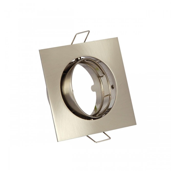 VK/03011G/MC - Σποτ τετράγωνο, κινητό, GU10/PAR16, Max12W (LED), IP20, 8.2x8.2x2.1cm, νίκελ ματ VK/03011G/MC - Σποτ τετράγωνο, κινητό, GU10/PAR16, Max12W (LED), IP20, 8.2x8.2x2.1cm, νίκελ ματ