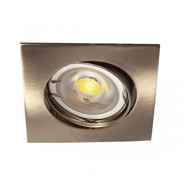 VK/03011G/MC - Σποτ τετράγωνο, κινητό, GU10/PAR16, Max12W (LED), IP20, 8.2x8.2x2.1cm, νίκελ ματ VK/03011G/MC - Σποτ τετράγωνο, κινητό, GU10/PAR16, Max12W (LED), IP20, 8.2x8.2x2.1cm, νίκελ ματ