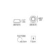 VK/03058/MC - Σποτ στρογγυλό, σταθερό, GU5.3/PAR16, Max 12W (LED), IP65, ø8.5x3.7cm, νίκελ ματ VK/03058/MC - Σποτ στρογγυλό, σταθερό, GU5.3/PAR16, Max 12W (LED), IP65, ø8.5x3.7cm, νίκελ ματ