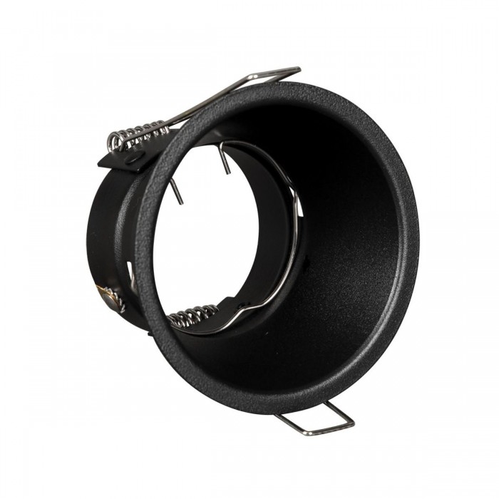VK/03012G/B - Σποτ στρογγυλό, σταθερό, GU10/PAR16, Max12W (LED), IP20, ø8.2x6cm, μαύρο VK/03012G/B - Σποτ στρογγυλό, σταθερό, GU10/PAR16, Max12W (LED), IP20, ø8.2x6cm, μαύρο