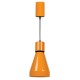 VK/04016/OR/C - Φωτιστικό LED κρεμαστό καμπάνα, 110-240V, 18W, 4000K, 1.400lm, CRI>80, IP20, ø17x31.5x144cm, πορτοκαλί VK/04016/OR/C - Φωτιστικό LED κρεμαστό καμπάνα, 110-240V, 18W, 4000K, 1.400lm, CRI>80, IP20, ø17x31.5x144cm, πορτοκαλί