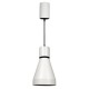VK/04016/W/W - Φωτιστικό LED κρεμαστό καμπάνα, 110-240V, 18W, 3000K, 1.350lm, CRI>80, IP20, ø17x31.5x144cm, λευκό VK/04016/W/W - Φωτιστικό LED κρεμαστό καμπάνα, 110-240V, 18W, 3000K, 1.350lm, CRI>80, IP20, ø17x31.5x144cm, λευκό