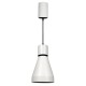 VK/04016/W/C - Φωτιστικό LED κρεμαστό καμπάνα, 110-240V, 18W, 4000K, 1.400lm, CRI>80, IP20, ø17x31.5x144cm, λευκό VK/04016/W/C - Φωτιστικό LED κρεμαστό καμπάνα, 110-240V, 18W, 4000K, 1.400lm, CRI>80, IP20, ø17x31.5x144cm, λευκό