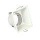 VK/03013G/W - Σποτ τετράγωνο, σταθερό, GU10/PAR16, Max12W (LED), IP20, 8.8x8.8x6.5cm, λευκό VK/03013G/W - Σποτ τετράγωνο, σταθερό, GU10/PAR16, Max12W (LED), IP20, 8.8x8.8x6.5cm, λευκό