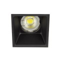 VK/03013G/B - Σποτ τετράγωνο, σταθερό, GU10/PAR16, Max12W (LED), IP20, 8.8x8.8x6.5cm, μαύρο VK/03013G/B - Σποτ τετράγωνο, σταθερό, GU10/PAR16, Max12W (LED), IP20, 8.8x8.8x6.5cm, μαύρο