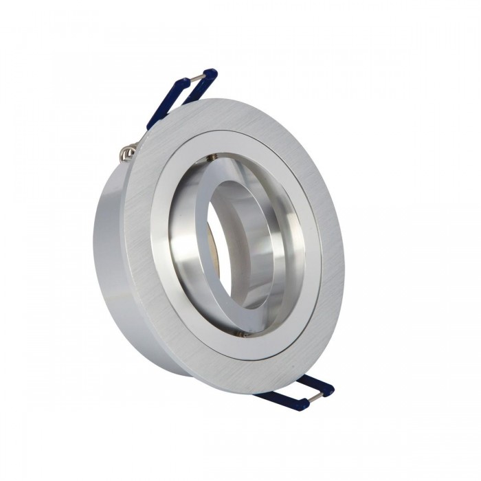 VK/03015G/AL - Σποτ στρογγυλό, κινητό, GU10/PAR16, Max12W (LED), IP20, ø9.15x2.8cm, αλουμίνιο VK/03015G/AL - Σποτ στρογγυλό, κινητό, GU10/PAR16, Max12W (LED), IP20, ø9.15x2.8cm, αλουμίνιο