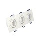 VK/03014G/3/W - Σποτ ορθογώνιο, κινητό, 3xGU10/PAR16, Max 3x12W (LED), IP20, 25.5x9.3x2.8cm, λευκό VK/03014G/3/W - Σποτ ορθογώνιο, κινητό, 3xGU10/PAR16, Max 3x12W (LED), IP20, 25.5x9.3x2.8cm, λευκό