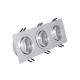 VK/03014G/3/AL - Σποτ ορθογώνιο, κινητό, 3xGU10/PAR16, Max 3x12W (LED), IP20, 25.5x9.3x2.8cm, αλουμίνιο VK/03014G/3/AL - Σποτ ορθογώνιο, κινητό, 3xGU10/PAR16, Max 3x12W (LED), IP20, 25.5x9.3x2.8cm, αλουμίνιο