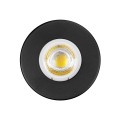  VK/03058/B - Σποτ στρογγυλό, σταθερό, GU5.3/PAR16, Max 12W (LED), IP65, ø8.5x3.7cm, μαύρο